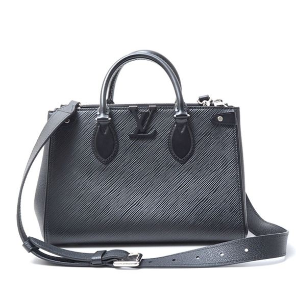 Louis Vuitton Epi Grenelle Tote PM Noir Shoulder Bag - Picture 1 of 7